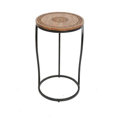 Mesa Redonda Carved Vintage Home