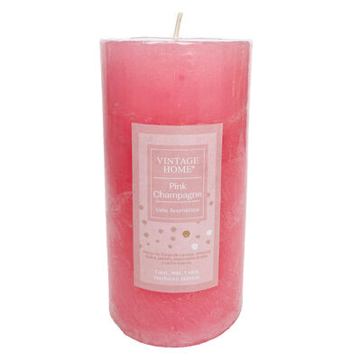 Vela Pillar Pink Champagne 3X6 Vintage Home