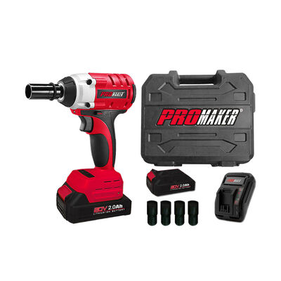 Llave De Impacto 20 Volt Con Accesorios Promaker