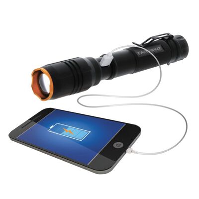 Linterna Recargable 2000 lm con USB Bater&iacute;a litio 2200 FARPOINT
