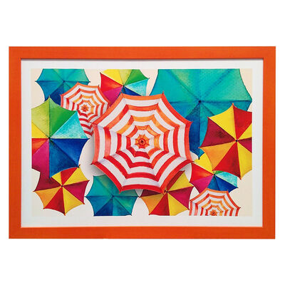 Cuadro Madesa Sombrillas 79x109
