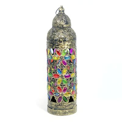 Candelero Gem Flower Multicolor Vintage Home