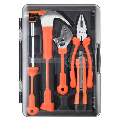 Set 15pz Herramientas para el Hogar Tactix