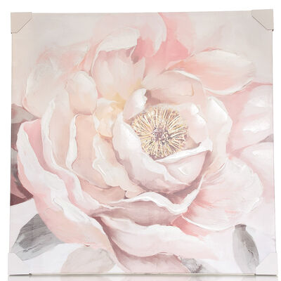 Cuadro Pink Rose Vintage Home
