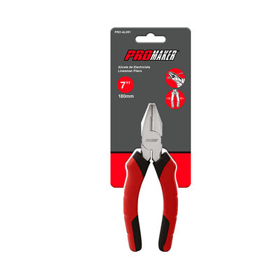 Pinza de Electricista 7" Econ&oacute;mica Promaker