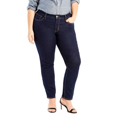 Jeans Tubo Levi's 311 Cintura Media Para Mujer Curvy