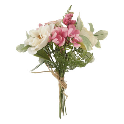 Ramo De Flores  Pink White Vintage Home