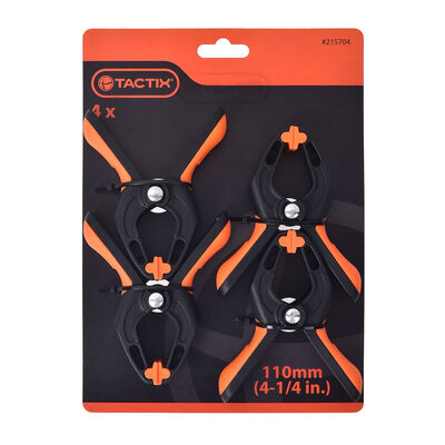Pinza Sujetadora de Presi&oacute;n 4pc 110mm (4-1/4 in) Tactix