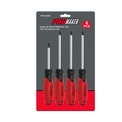 Juego de Destornilladores Torx 4 Piezas Promaker