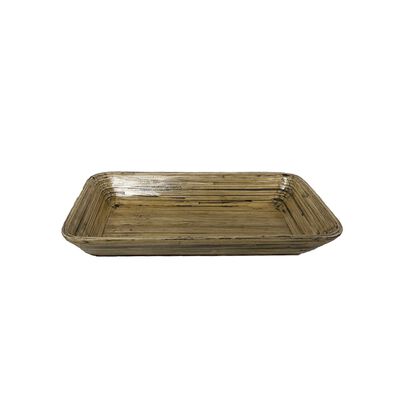 Charola Decorativa De Bamb&uacute; Home Nature