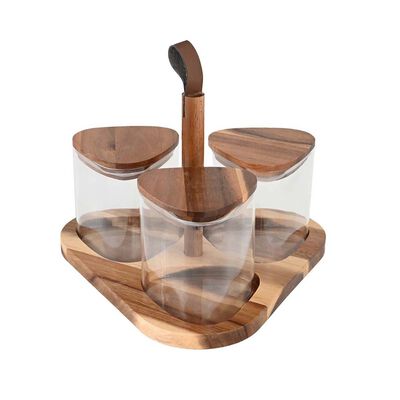 Juego De Especieros Con Base Home Nature