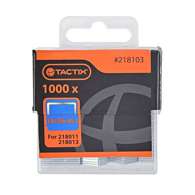 Grapas de Alta Resistencia Tactix 8MM (5/16IN.) 1000 piezas