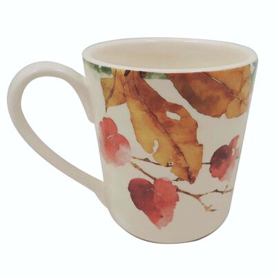Taza Colored Leaves Vinatage Home