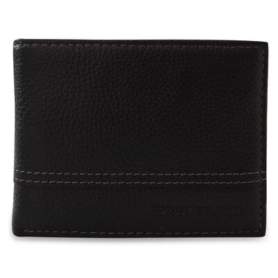 Cartera Passcase Color Negro Tommy Hilfiger Para Hombre