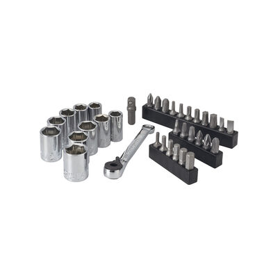 Set 35 Piezas Puntas Y Dados &Aacute;ngulo Recto Craftsman
