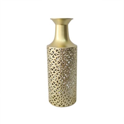 Vasija Metal Gold Jazmin Vintage Home