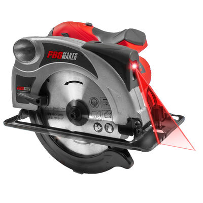 Sierra Circular 7'' 1500W con Gu&iacute;a Laser Promaker
