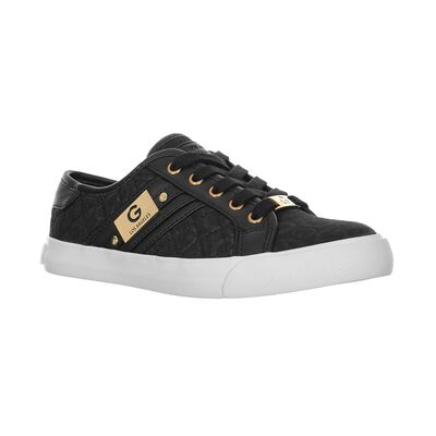 Tenis Negro Con Detalle De Marca G By Guess