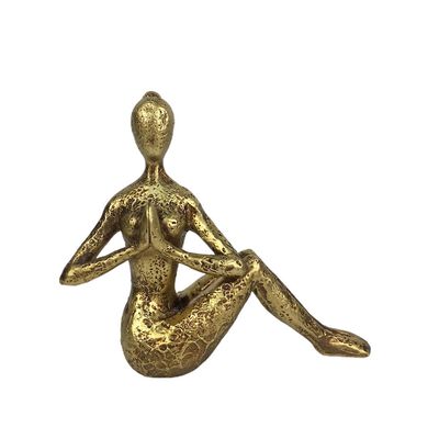 Mujer Yoga Gold Vintage Home