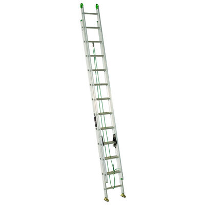 Escalera de Extensi&oacute;n de Aluminio de 24 Escalones Tipo II Uso Profesional Cuprum
