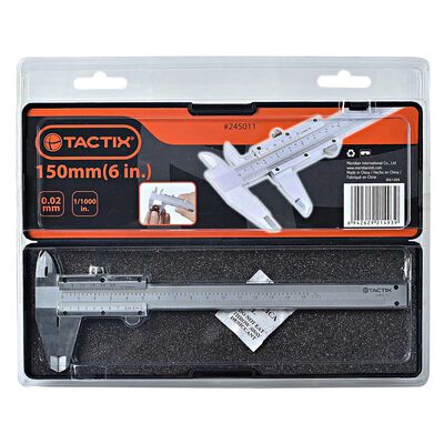 Calibrador Vernier 150X0.02MM (6X1/1000IN) Tactix