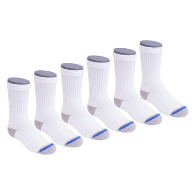 Calceta Deportiva 6Pack Punto Blanco Para Ni&ntilde;o