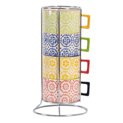 Tazas Apiladas Vintage Home