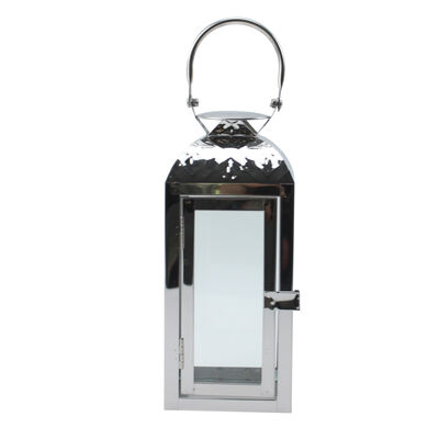 Vintage Home Linterna Galvanized Silver Ch