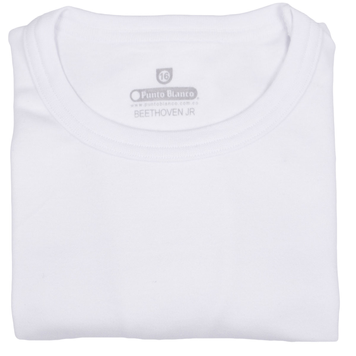 Playera Sin Manga Punto Blanco Para Ni&ntilde;o image number null