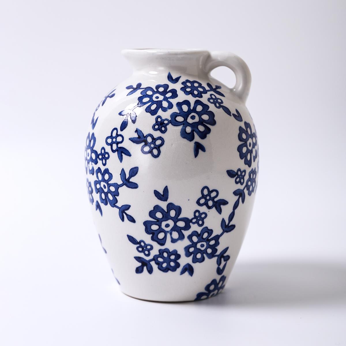 Vasija Juego Floral Blue  Vintage Home image number null