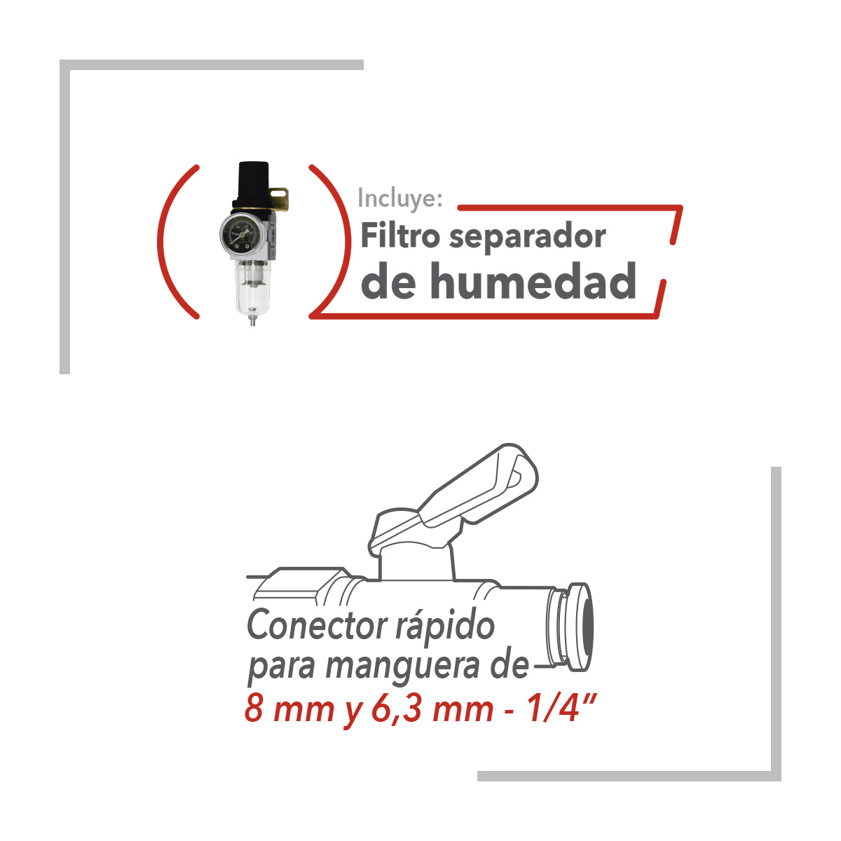 Compresor de Aire Libre de Aceite Silverline 1.5HP DC-1.5H50L image number null