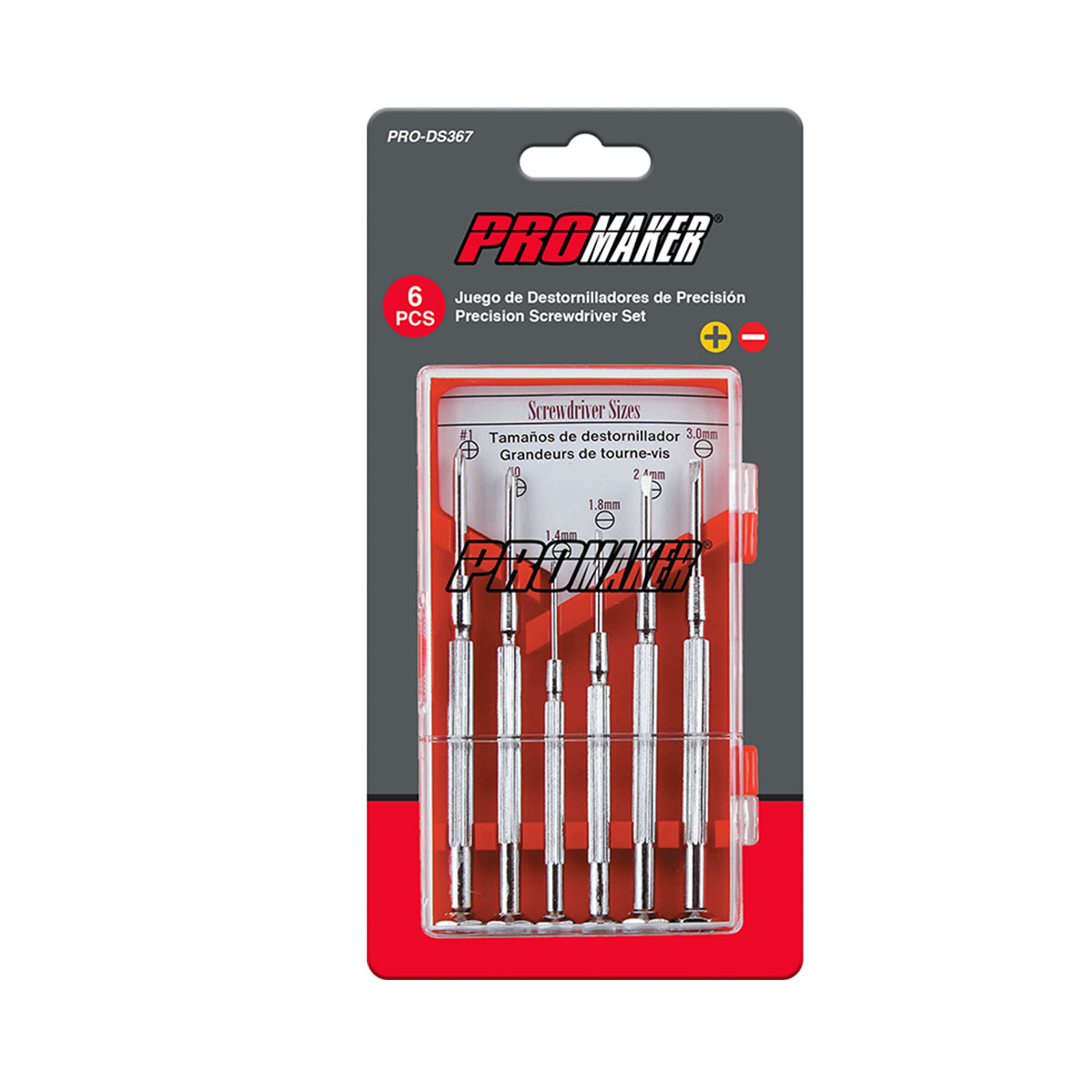 Juego de desarmadores de Precision 6 Piezas (Joyero) Promaker image number null