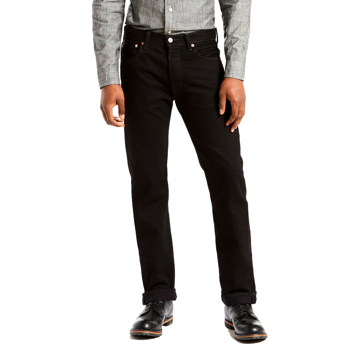 Jeans Recto Semi Ajustado Levi's 501 Para Hombre Universitario image number null