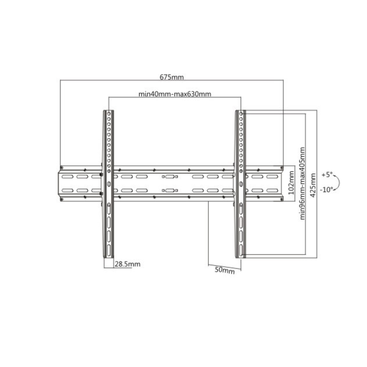 Soporte GIP Reforzado 37-70 image number null
