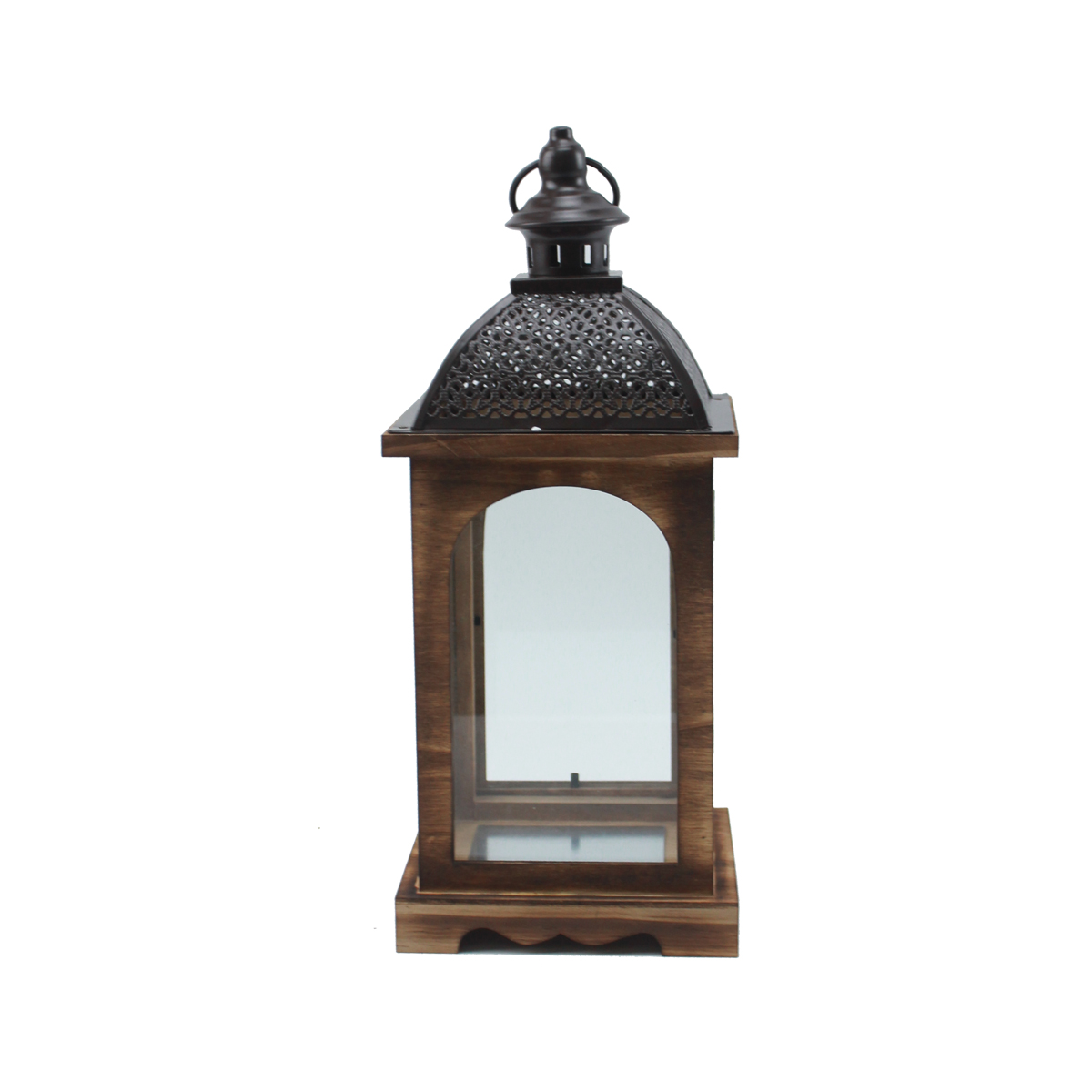 Vintage Home Linterna Walnut Mediano image number null
