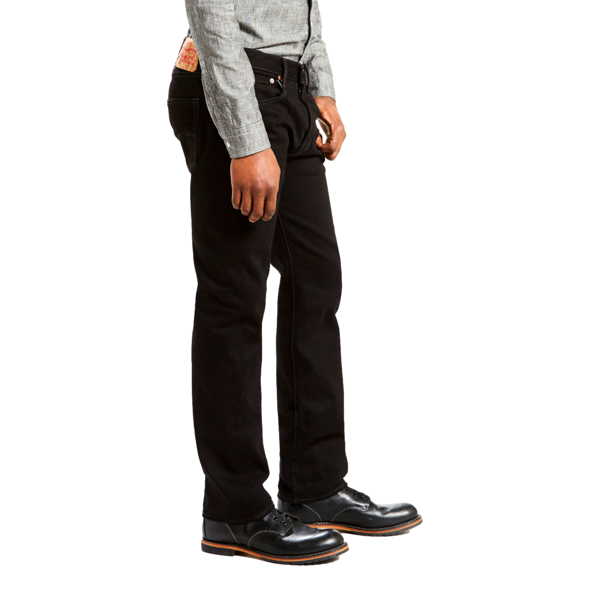 Jeans Recto Semi Ajustado Levi's 501 Para Hombre Universitario image number null