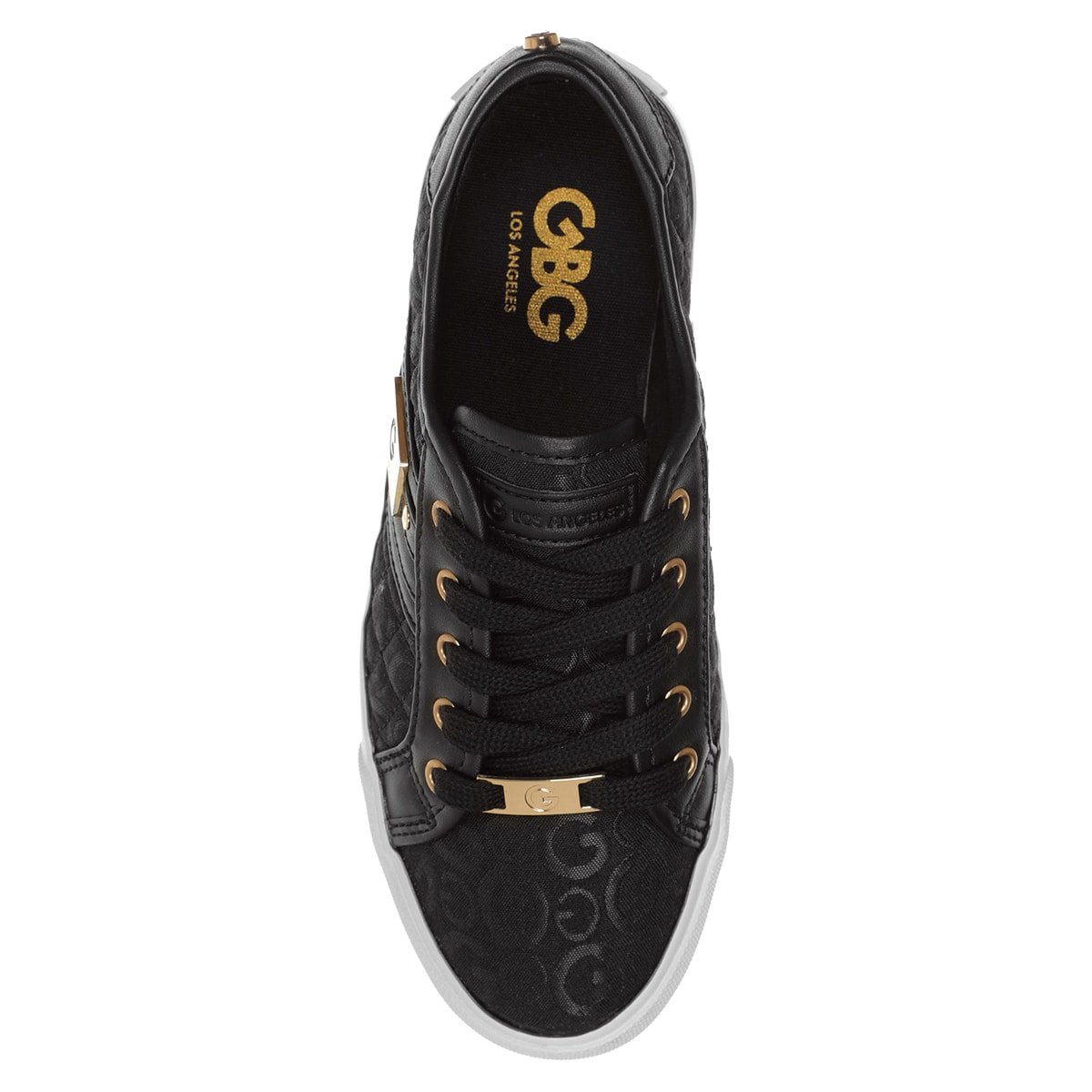 Tenis Negro Con Detalle De Marca G By Guess image number null