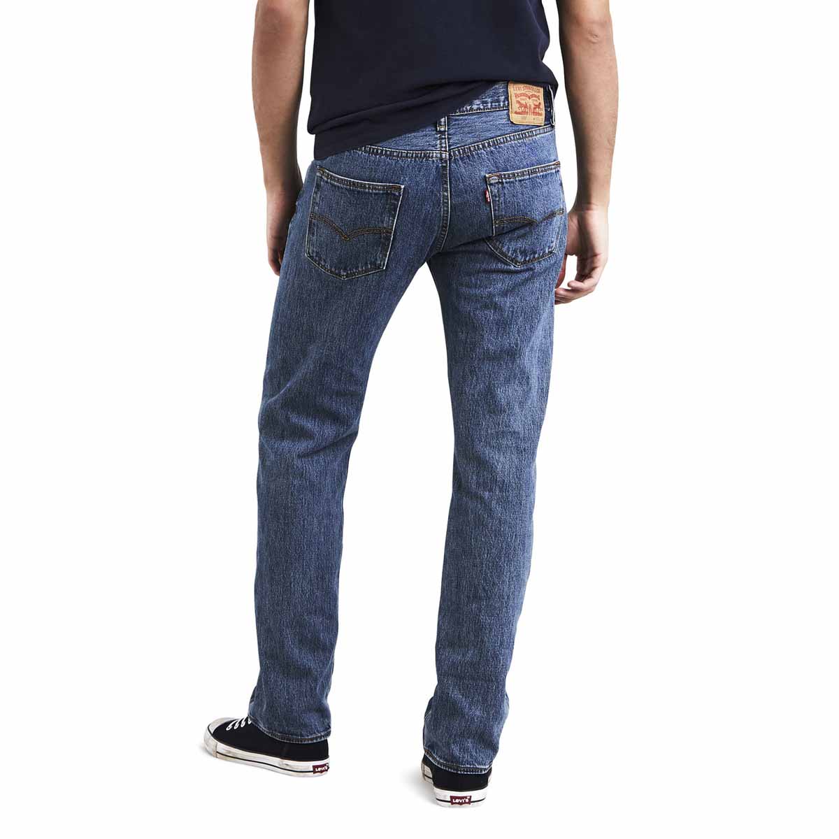Jeans Recto Semi Ajustado Levi's 501 Para Hombre Universitario image number null