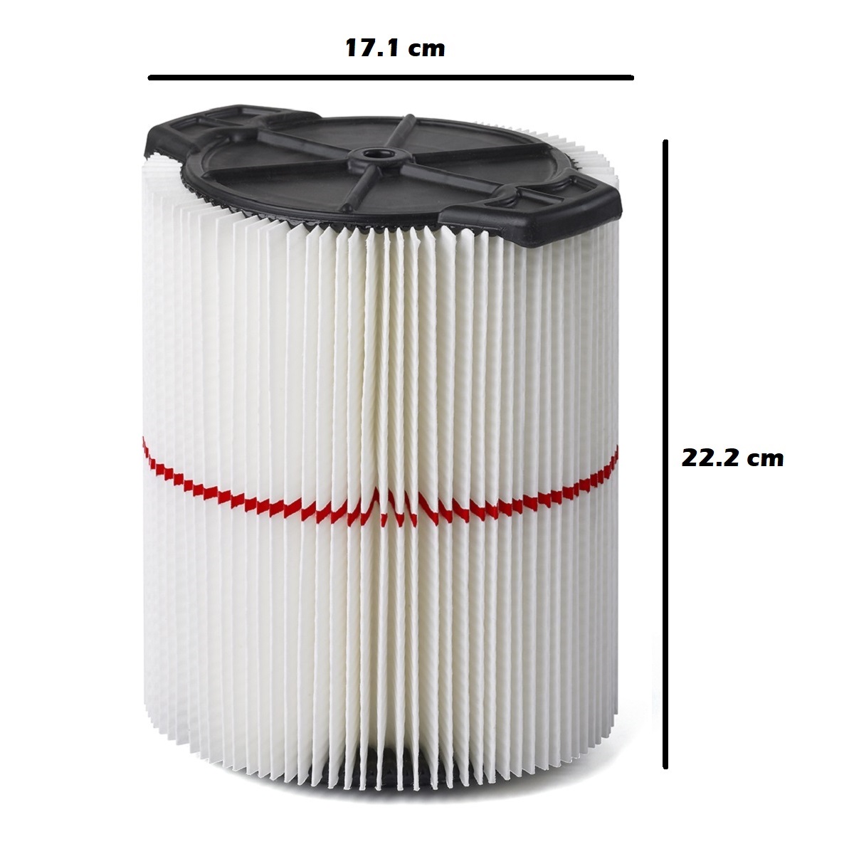 2 Pack Filtros para Uso General para Aspiradoras CRAFTSMAN de 6 a 20 Galones Mod. CMXZVBE38755 image number null
