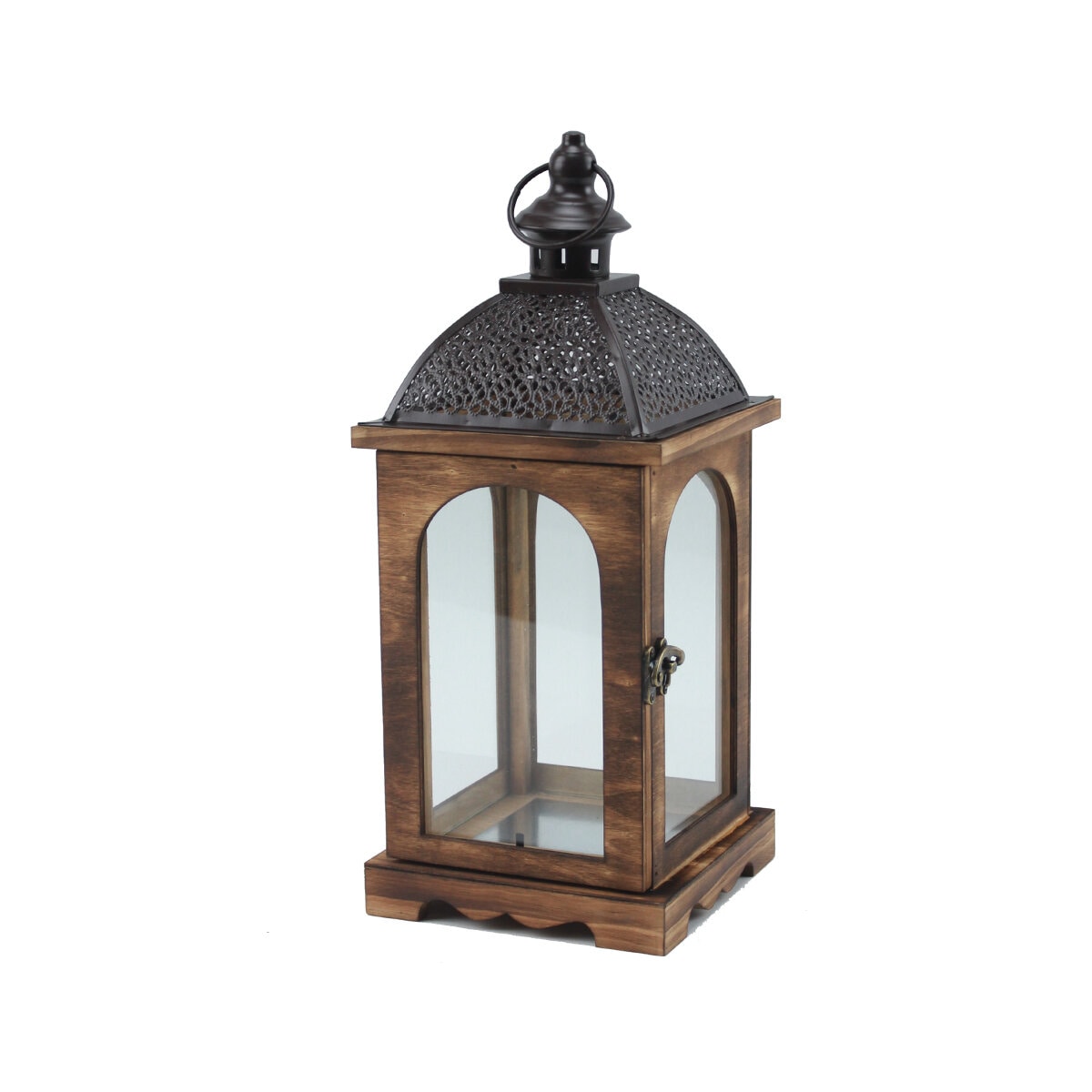 Vintage Home Linterna Walnut Mediano image number null
