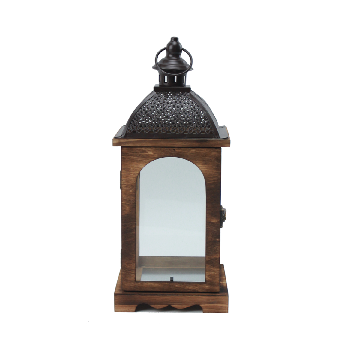 Vintage Home Linterna Walnut Mediano image number null