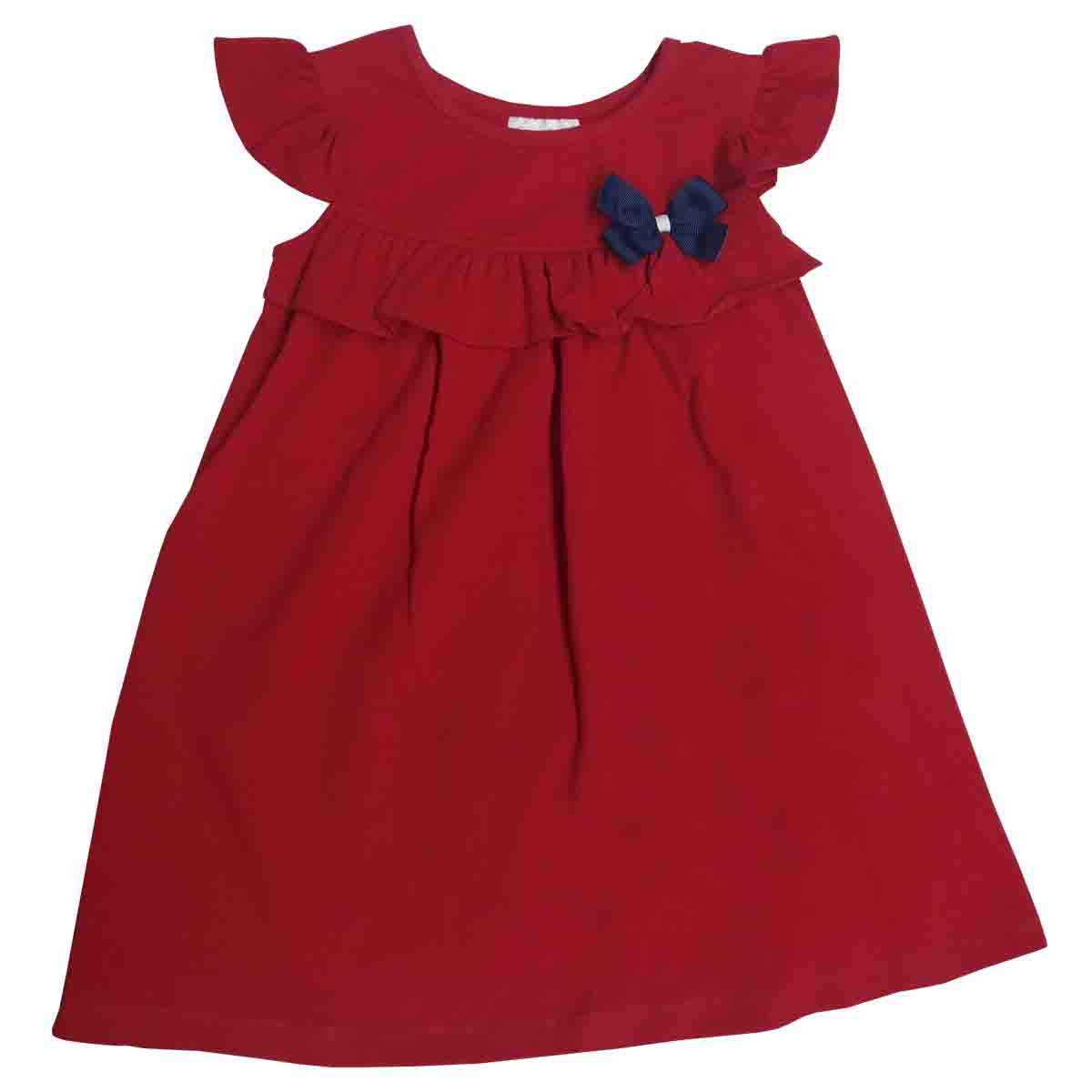 Vestido Rojo Con Mo&ntilde;o Coccolato Para Beb&eacute; image number null