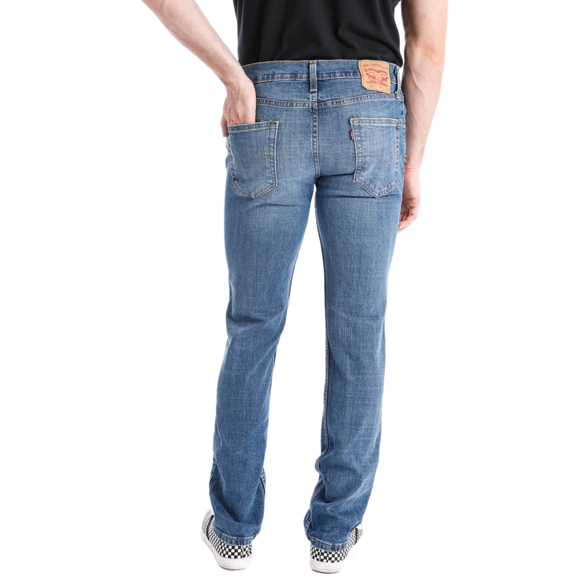 Jeans B&aacute;sico Pierna Slim Levi's Para Hombre Universitario image number null