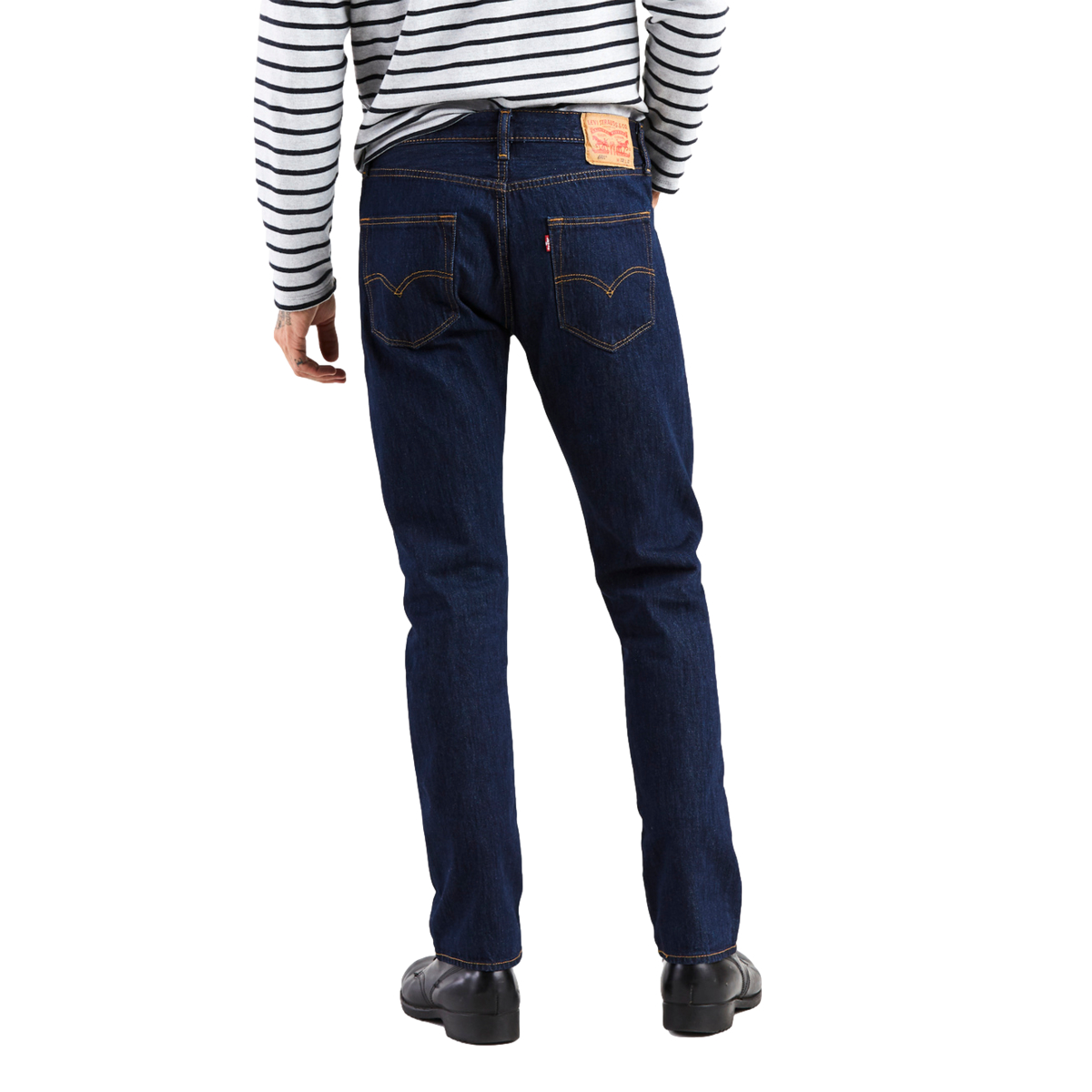 Jeans Recto Semi Ajustado Levi's 501 Para Hombre Universitario image number null