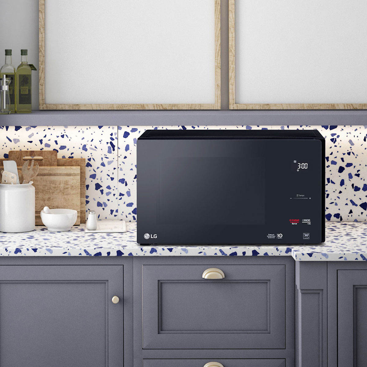 Horno de Microondas Lg Neochef 1.5 Ft MS1597DIS image number null