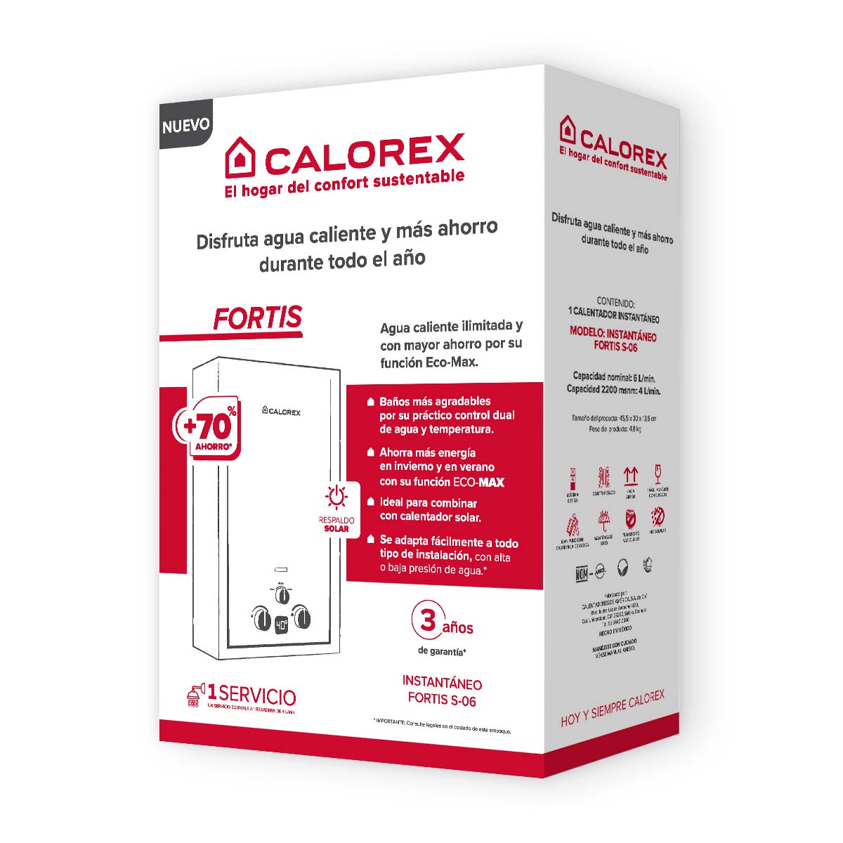 Calentador Calorex Instant&aacute;neo Gas Lp image number null