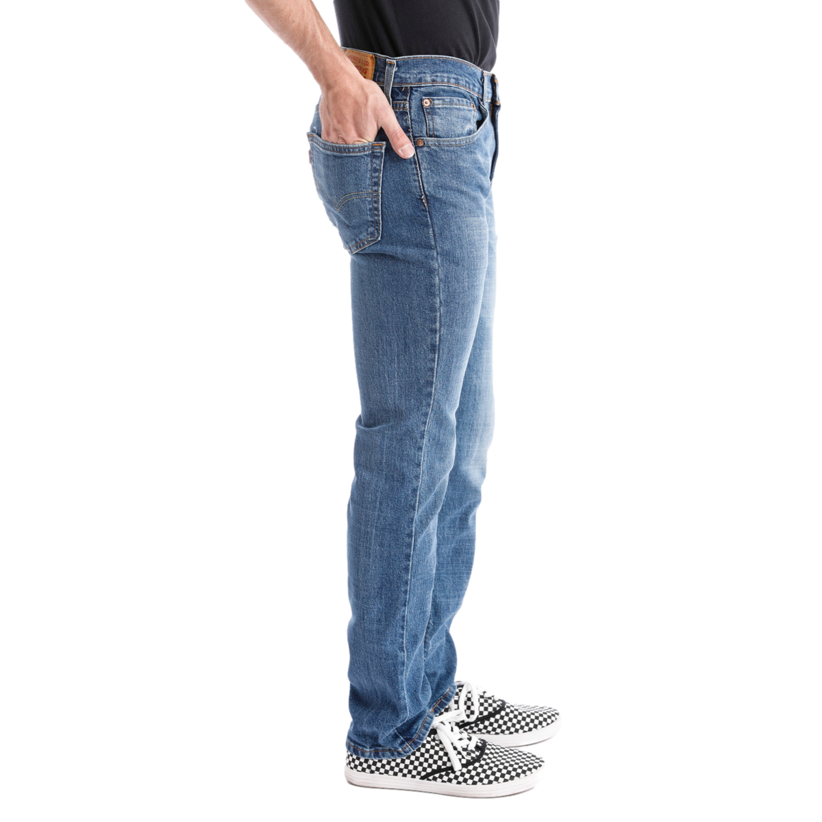 Jeans B&aacute;sico Pierna Slim Levi's Para Hombre Universitario image number null