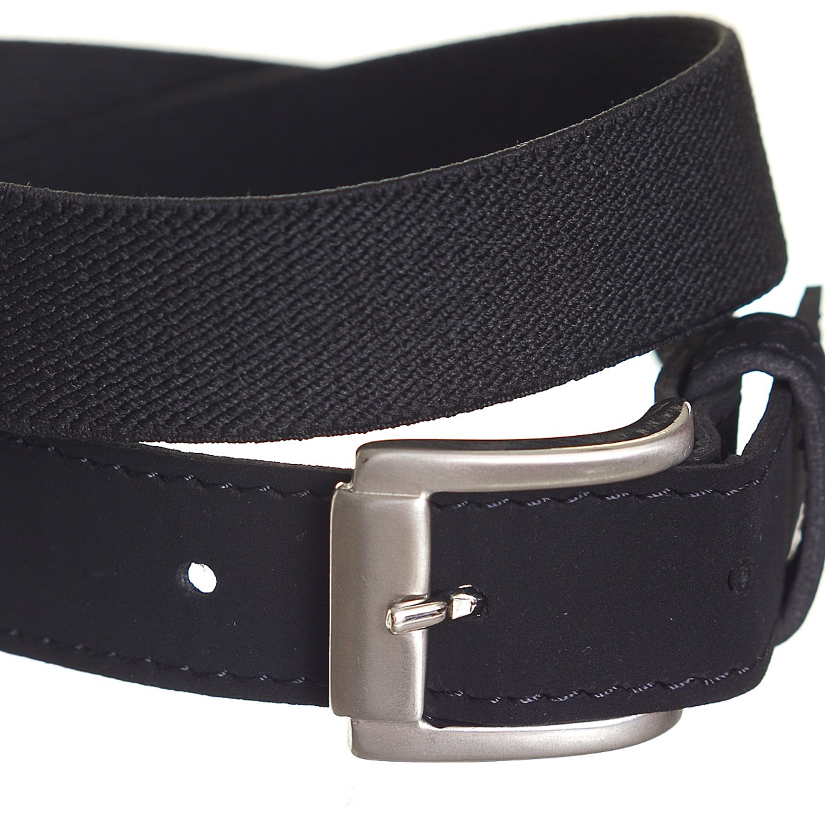 Cinturon El&aacute;stico Color Negro Zilery&acute;S Para Mujer image number null