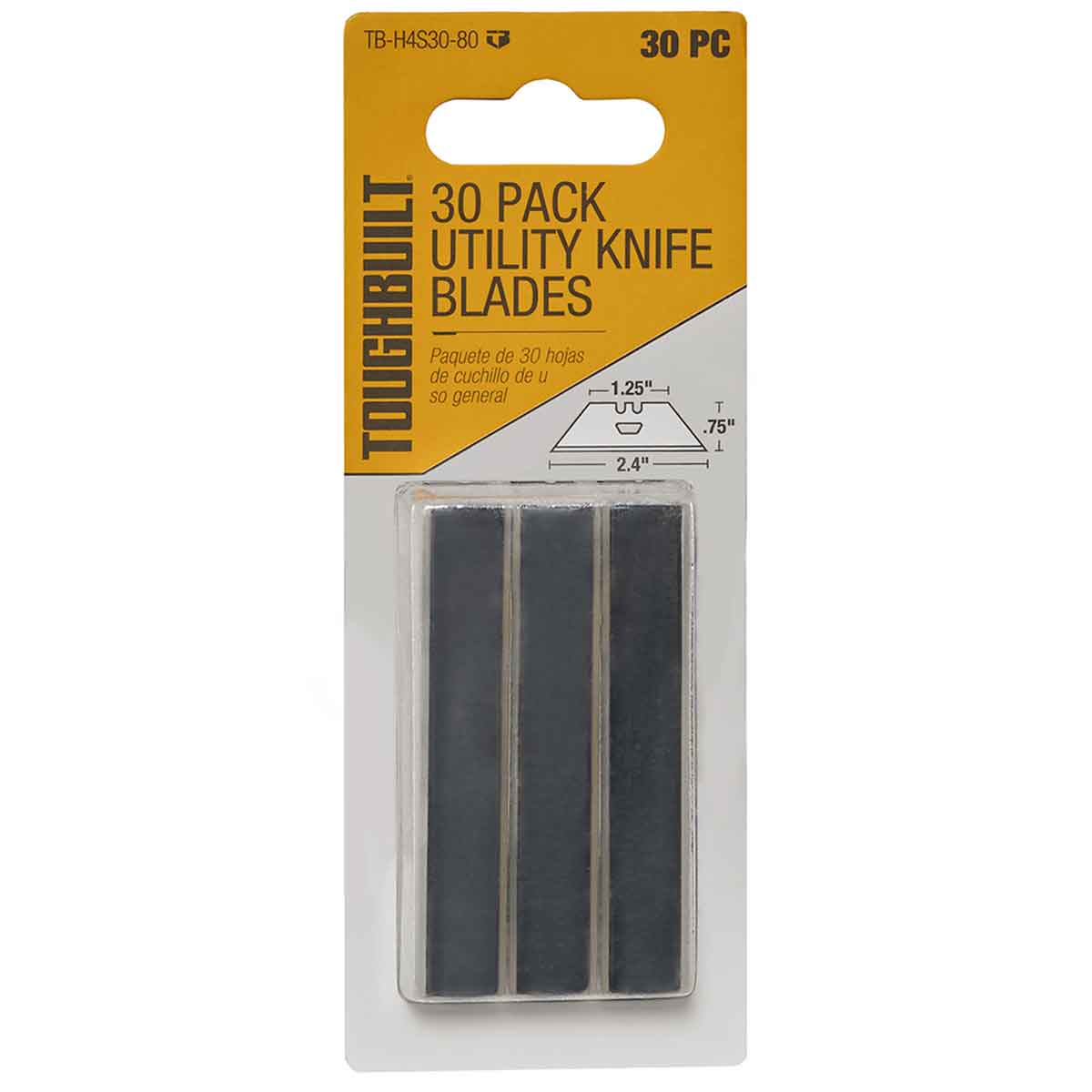 Paquete 30 Navajas para Cuchilla Toughbuilt image number null