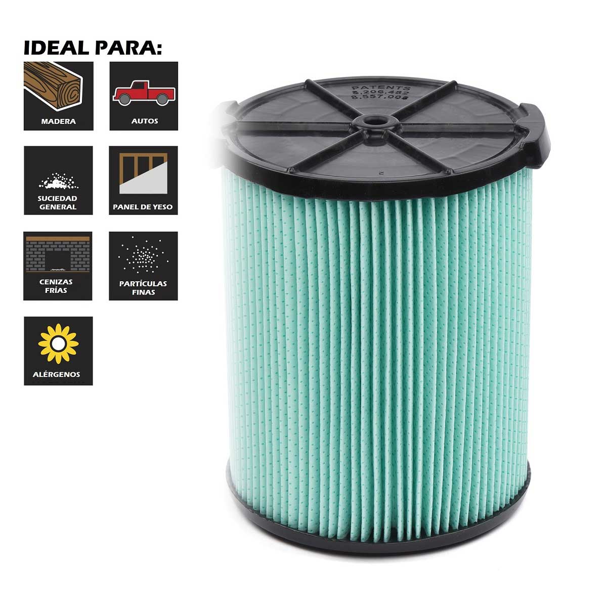 Filtro para Al&eacute;rgenos para Aspiradoras Craftsman de 6 a 20 Galones Mod. CMXZVBE38753 image number null